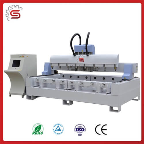 STR3012-8S 4 Axis CNC Router carving machine
