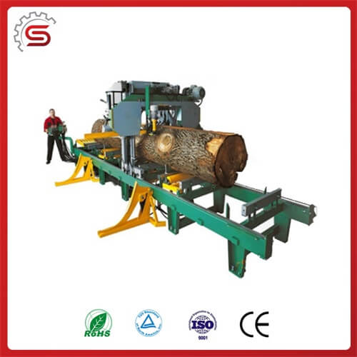 Easy operation band saw machine MJ1000H Horizontal Band Sawing Machine with Electric Engine