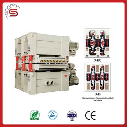 Double sides 4 heads sanding machine MSK1300R-RPC with good configuration   Contact Person: Megan     Email: sales009@sinosteeler.com    Mob: 0086-15621188070    Whatsapp: 0086-15621188070