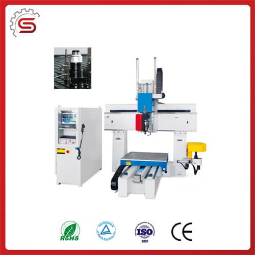cnc router engraver drilling and milling machine STR1212A-ATC 5AXIS for aluminum